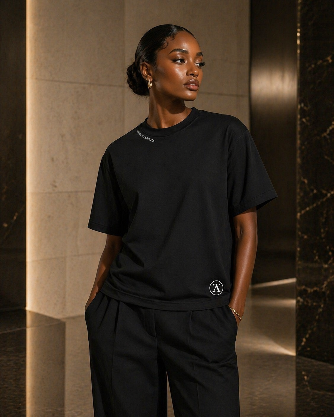 AT LOGO T-SHIRT