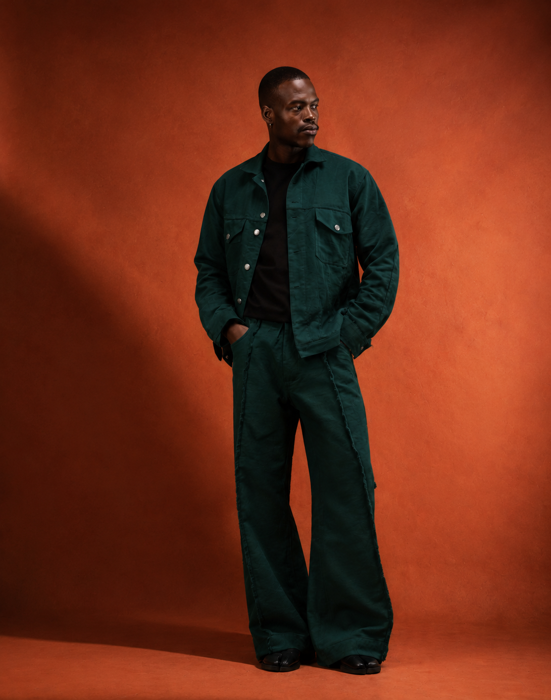 TRUCKER JACKET (GREEN)