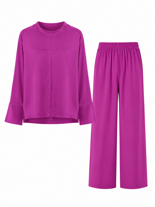 SILK PANT SET