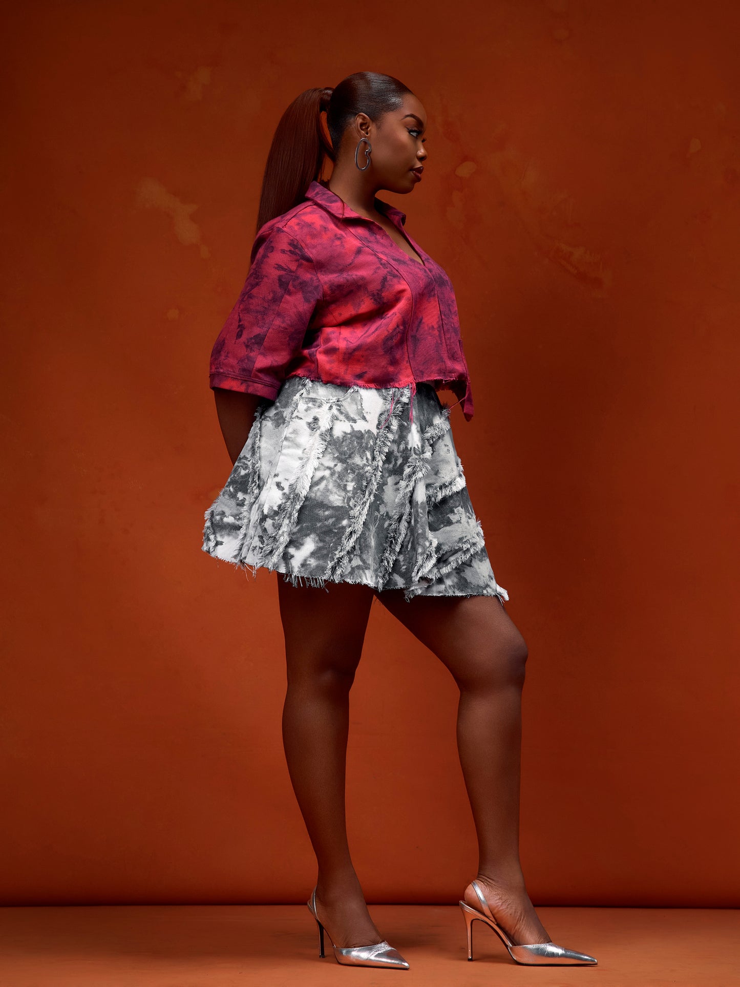 CROPPED SHIRT (PINK)