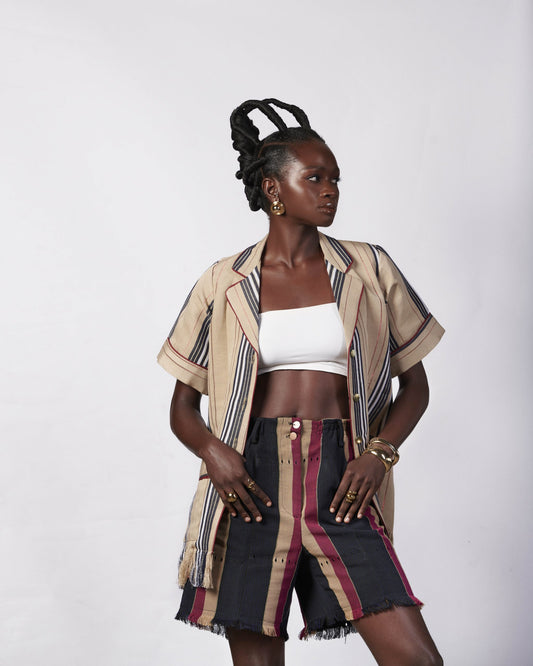 FRINGE CAMP COLLAR SHIRT
