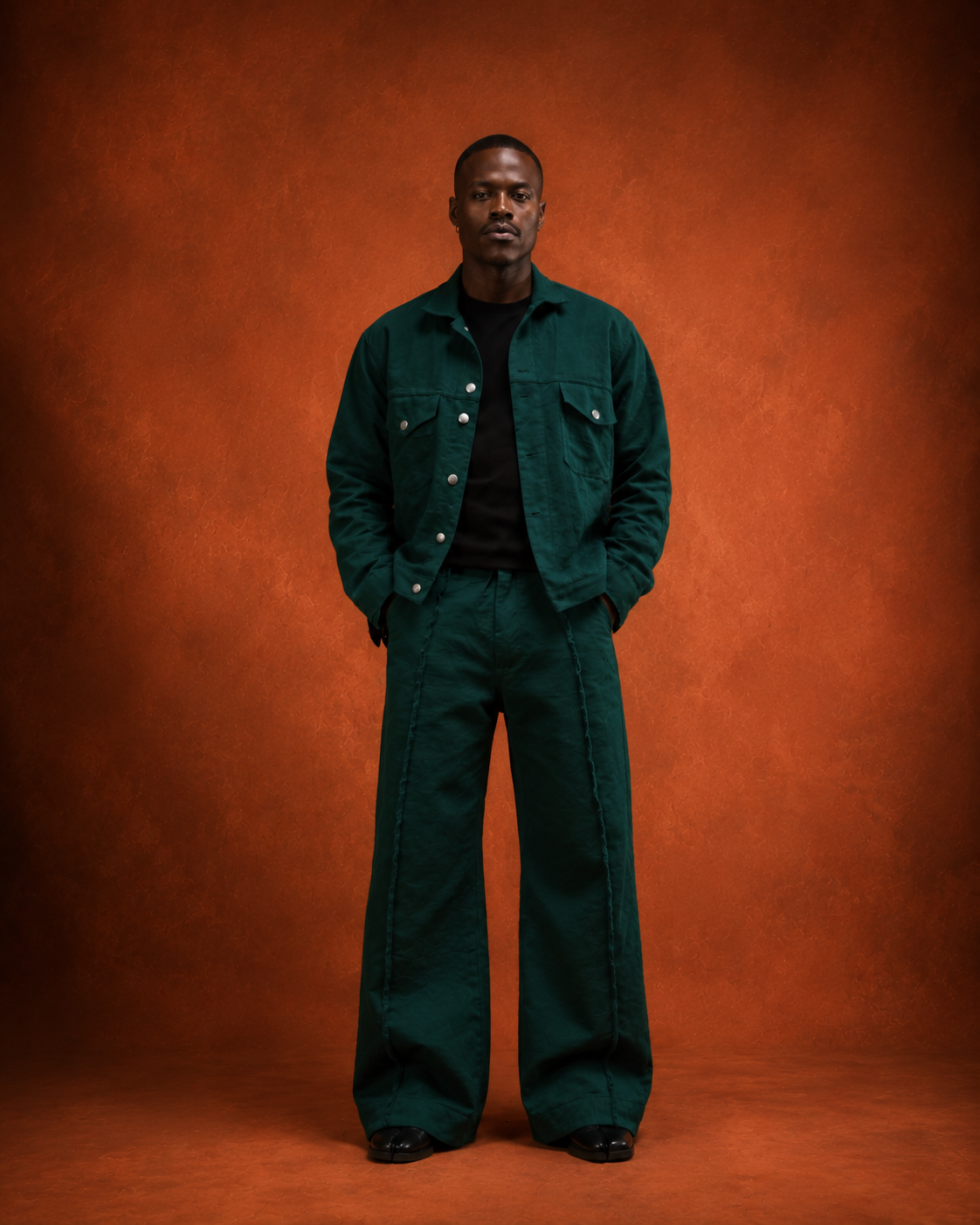 TRUCKER JACKET (GREEN)