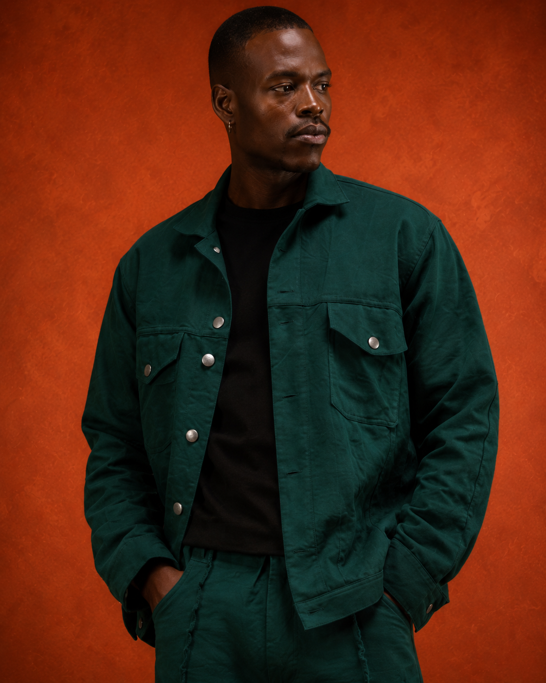 TRUCKER JACKET (GREEN)