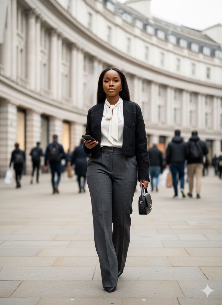 BLACK PATCHWORK JACKET