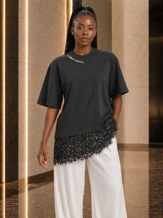 AT CHANTILLY HEM TSHIRT
